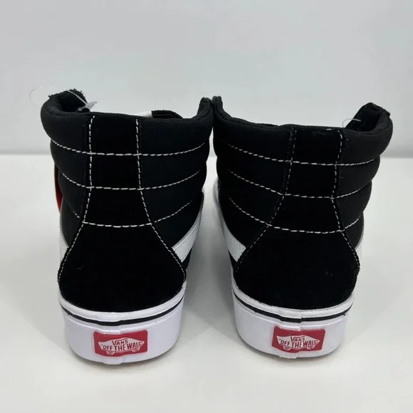 Vans • Sk8-Hi Zip Sneakers • Black/White • Toddler 9.5 NWT 👟✨ - Picture 2 of 5